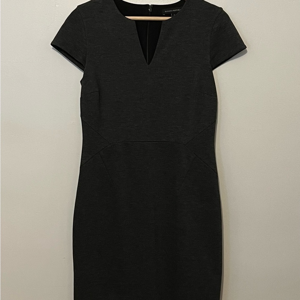 Banana Republic Charcoal Mini Dress